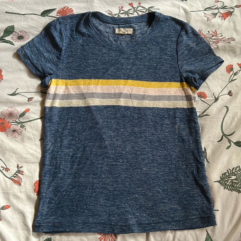Madewell Blue Short Sleeve Tee